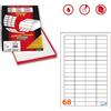 Markin 6800 MARKIN ETICHETTE ADESIVE BIANCHE CON MARGINE 48,5X16,5MM C562 PERMANENTI