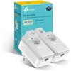 Tp-link [Vecchio Modello] TP-Link CPL 600 Mbps con 1 porta Ethernet e presa integrata, k