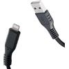 Celly 12W USB-A TO LIGHTNING CABLE 2M BK
