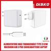 / ALIMENTATORE MAC THUNDERBOLT TYPE C 61W MACBOOK AIR E PRO CARICABATTERIE LAPTOP