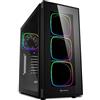 SHARKOON CASE ATX TG6 RGB PANNELLO IN VETRO NO ALIM.