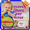 Essity 6 PZ SALVIETTINE DETERGENTI IDRATANTI LIBERO WET WIPES CON SPORTELLINO SALVIETTE