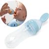 Kiokids Biberon in silicone cucchiaio Contenitore per neonati bambini di alimentazione