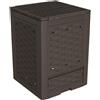 Toomax Composter Rattan Marrone 300L 60x60x83h contenitore per compostaggio
