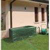 LULLOSTORE Copertura Per Tavolo Rettangolare Da Esterno cm 120x90x70 in Poliestere Verde