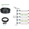 KIT IMPIANTO IRRIGAZIONE 50MQ ALA GOCCIOLANTE TUBO ORTO POMODORO GOCCIA GIARDIN