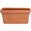 NBrand Fioriera Rettangolare Festonata Prestige Col. Terracotta Cm. 60
