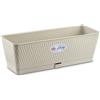 Balconetta avorio chiaro Stefanplast Liberty cm 50x18x17 con riserva d'acqua