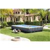 INTEX - PISCINA RETTANGOLARE ULTRA XTR FRAME CON POMPA A SABBIA CM. 975X488X132