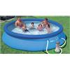 Intex Piscina Tonda Easy Set Autoportante con Pompa Filtro Ø366xh76 cm - Intex