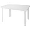 Plastica Alto Sele Tavolo Rettangolare in Resina Bianco cm 120x80x72h Calaf Garden PAS