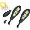 FARO LAMPIONE SOLARE PER ESTERNO 30W LUCE LED COB FARO PANNELLO SENSORE LUCE FREDDA