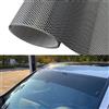 ShadeTech Pellicola Forata Adesiva per Parabrezza e Vetri Auto Parasole Decorativo