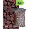 Wueffe Lapillo vulcanico rosso 10/18 - 30 sacchi da 33 lt. - pacciamatura giardino