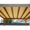 VERDELOOK Telo copertura vela beige 2.8x3.8m per pergola legno 3x4m