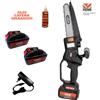 Lisam MINI MOTOSEGA A BATTERIA 21V LISAM SG21 600W CON 2 BATTERIE 4Ah + OLIO OMAGGIO