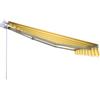 VERDELOOK Tenda Sole Itaca inclinazione fissa sporgenza 2m x 3m beige e ocra