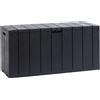 Toomax Multibox Bravo 270L Baule da esterno Antracite Porta Attrezzi 117x45x56h