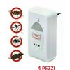 Pest reject 4x INSETTICIDA ANTI ZANZARE SCACCIA TOPI INSETTI REPELLENTE ULTRASUONI PEST