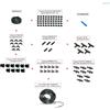 PLASTICA ALFA KIT IMPIANTO A GOCCIA 50MT TUBO PN6 20+50 RONDO 4LT/H+1 FUSTELLA+raccordi vaso