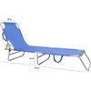 Hongu Lettino spiaggia mare brandina pieghevole prendisole regolabile 188x55x24 cm