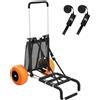 Carrello da spiaggia, Carretto a mano, Capacità di carico 74,84 kg, in alluminio