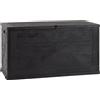 Toomax Multibox Wood Baule da esterno 420L Antracite ideale per giardino 120x56x63h
