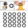 20 Pezzi Accessori O- per idropulitrice, per attacco rapido da 1/4" O- in gomma