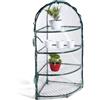 VERDELOOK Telo di ricambio serra 4 ripiani angolare H150x60x60cm trasparente