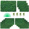 VEVOR Artificiale Pannello Siepe di Bosso UV 12 Pezzi 61 x 40,6 cm Edera Finta
