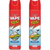 Vape Insetticida Mosche Zanzare Spray 2 Pezzi da 400ml profumo geranio e gelsomino