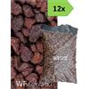 Wueffe Lapillo vulcanico rosso 10/18 - 12 sacchi da 33 lt. - pacciamatura giardino