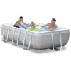 INTEX - PISCINA RETTANGOLARE FRAME PRISMA CM. 400X200X100 H