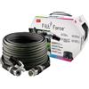 FITT Tubo da Irrigazione Giardino Rinforzato Magliato Antitorsione 5/8 Set Force Fitt