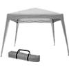 VERDELOOK VERDOLOOK GAZEBO PER GIARDINO 3X3 M METRI PIEGHEVOLE CON BORSA BIANCO