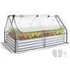 Fioriera Rialzata con Copertura 1800x900x300 mm, Aiuola Rialzata Rettangolare