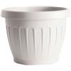 Bama Vaso Tondo Terra Col. Bianco Ø Cm. 30X22 H