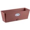 Balconetta marrone Stefanplast Liberty cm 50x18x17 con riserva d'acqua