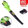 Bakaji Soffiatore Elettrico Batteria 20V 2AH 6Velocità Foglie Giardino Ricarica Rapida