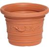 NBrand Vaso Tondo Festonato Prestige Col. Terracotta Ø Cm. 60