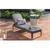 Keter Sdraio Lettino Prendisole con Cuscino da Gardino Esterno JAIPUR SUNLOUNGER Keter