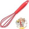 Does not apply Frusta in Silicone Rosso - Cucina Frusta per Miscelare, Battere, Schiumare E Mes