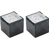 Does not apply AZ1037679 - Temperino Con Contenitore CUB3, Nero, 2 Temperini per Matite Spesse