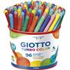 Fila Pennarelli Giotto Turbo color 96 pz punta fine 2.8mm colori assortiti base acqua