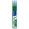 Pilot Set 3 Refill Frixion Verde X1