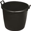 VERDELOOK Vaso Mastello multiuso PVC, capacità 155 litri, nero