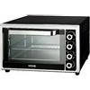 HOOMEI Forno Elettrico Ventilato 48 Lt Fornetto con Timer e Luce Interna 2000W HM-5248