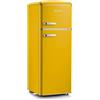 SEVERIN RKG8936SEVERIN FRIGORIFERO VINTAGE ANNI 50 DOPPIA PORTA CL.E (A++) GIALLO RETRO'