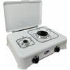 CFParker Fornello a gas gpl / metano a 2 fuochi mod. 5325 CB Parker MADE IN ITALY 50mbar