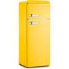 Severin FRIGORIFERO DOPPIA PORTA RETRO' VINTAGE ANNI 50 SEVERIN KS9953 Giallo A++